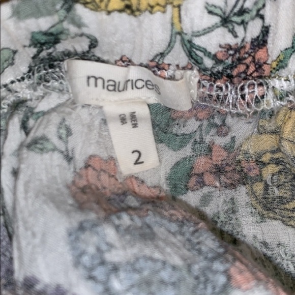 Floral off the shoulder top - Picture 4 of 4